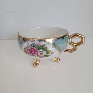 Vintage Shafford handpainted Bone China tea cup
